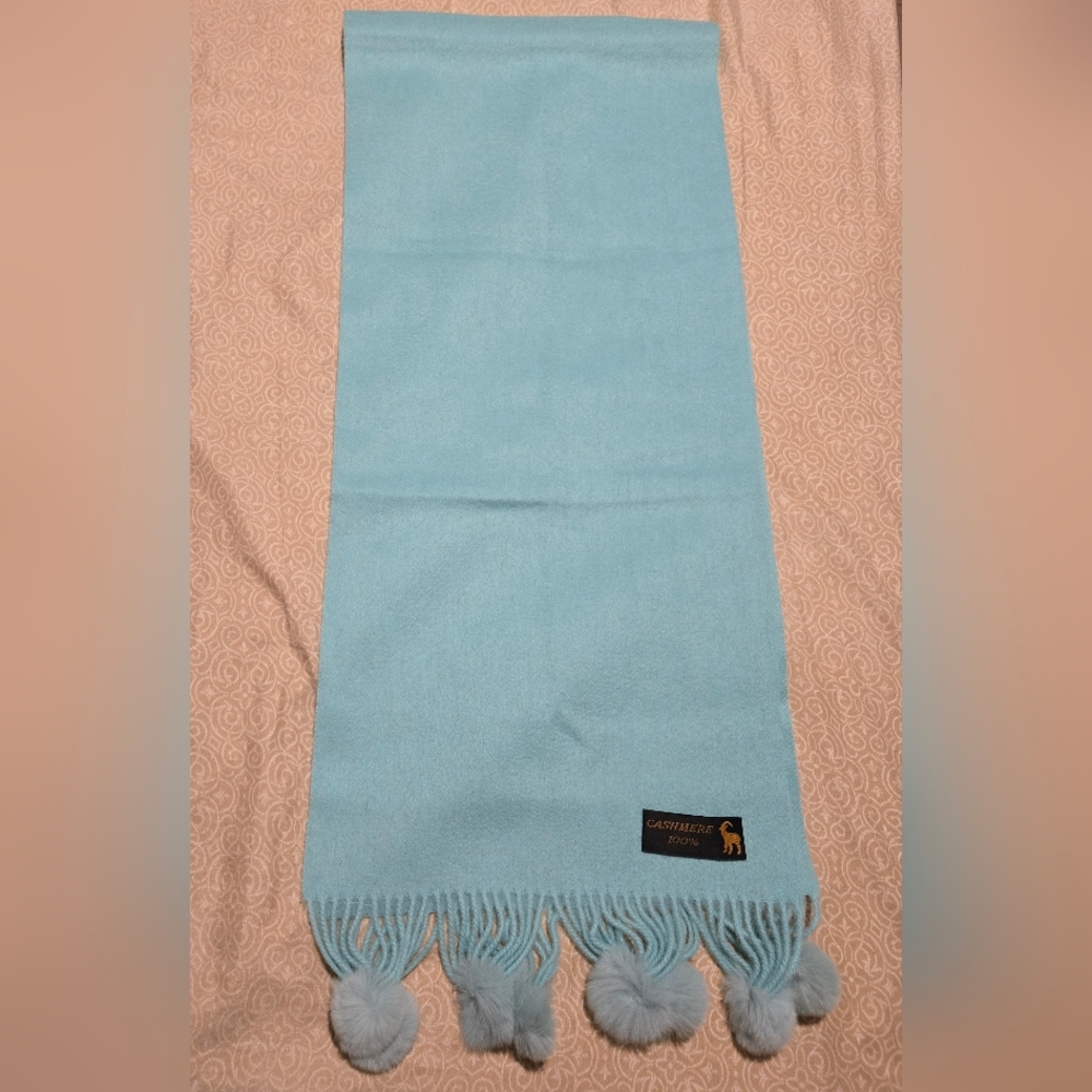 Cashmere Scarf with Tassels